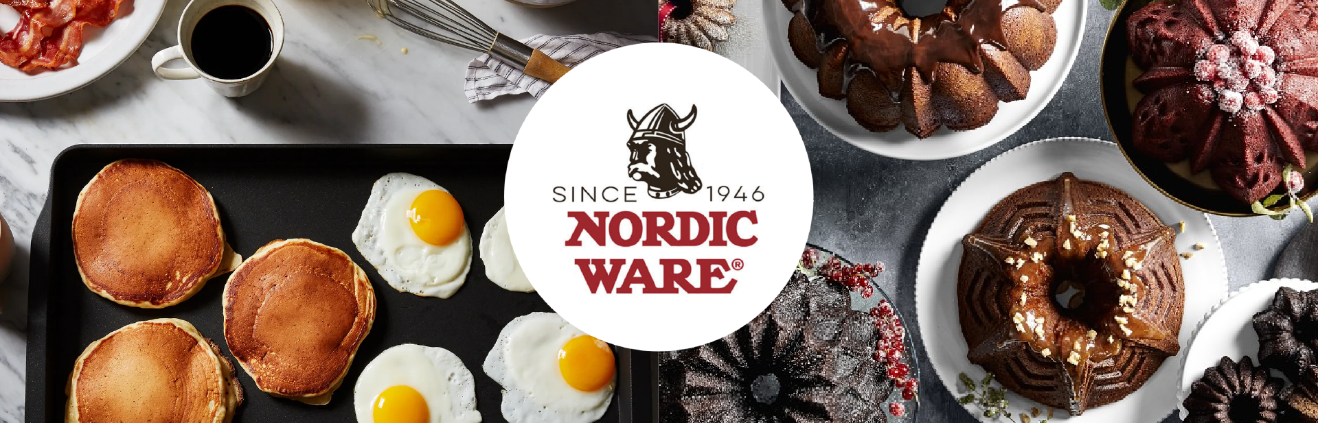 Nordic Ware Set 8 Ciotole Per Mescolare Con Coperchio, Bianco Ghiaccio - Senza BPA, Microonde