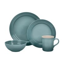 Le Creuset 16 pc Dinnerware Set, Sea Salt