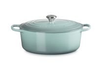 Le Creuset Oval Oven, 8 QT Sea Salt