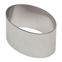 Ateco Stainless 3 inch Oval Form