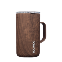 Corkcicle Mug Walnut Wood 22 oz