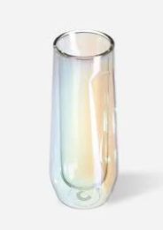 Corkcicle Prism Flute Glass Set of 2