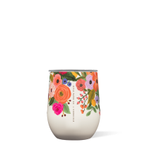 Corkcicle x Rifle Paper 12 oz Stemless Wine Garden Party