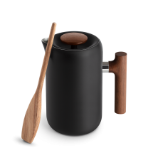 Fellow Clara French Press Black with Walnut Handle 24 oz