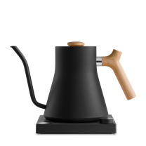 Fellow Stagg EKG Electric Kettle Matte Black with Maple Accents