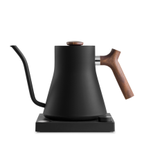 Fellow Stagg EKG Electric Kettle Matte Black with Walnut Accents