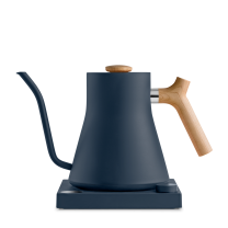 Fellow Stagg EKG Electric Kettle Stone Blue with Maple Accents