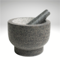 Freiling Goliath Mortar and Pestle Gray Granite