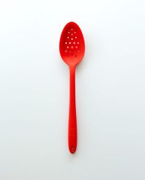 GIR Silicone Perforated Spoon Red