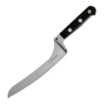 Lamson 7-inch off-set Premier Forged Serrated Bread Knife - Midnight