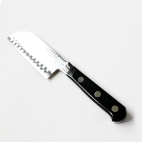 Lamson Midnight 5-inch Premier Forged Kullenschliff Granton Edge Santoku Knife