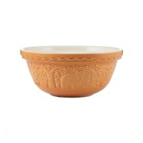 Mason Cash In The Forest Bears Embossed Mixing Bowl Ochre 2 quarts
