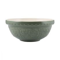 Mason Cash In The Forest Owl Embossed Mixing Bowl Dark Green 285 quart