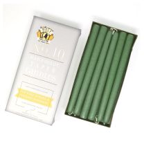 Mole Hollow Candles 10 inch Taper Colonial Green One Pair