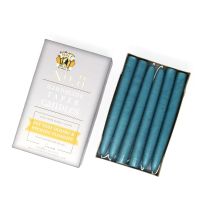 Mole Hollow Candles 8 inch Taper Colonal Blue One Pair