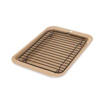Nordicware Nonstick Compact Ovenware 2 Piece Broiler Set