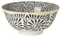 Now-designs-tabletop-stamped-porcelain-bowl-pattern-6-inch-black-vines
