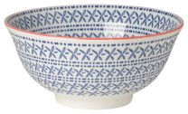 Now-designs-tabletop-stamped-porcelain-bowl-pattern-6-inch-blue-cross