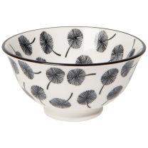 Now Designs 35 Stamped Bowl - Gray Dandelion