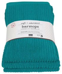 Now Designs Barmop Towels Peacock Blue set of 3