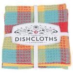 Now Designs Check Dish Cloth Set Lemon