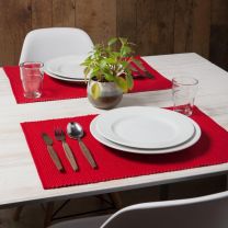 Now Designs Spectrum Chili Place Mat Red