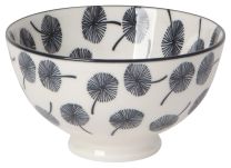 Now Designs Stamped 4in Bowl Gray Dandelion