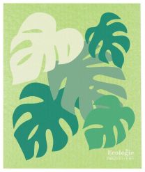 Now Designs Swedish Dishcloth Mostera Tropical Leaves