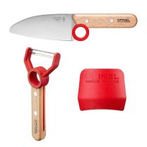 Opinel Le Petit Chef set of 3 Red