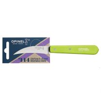 Opinel No 114 Birds Beak Paring Knife Apple Green
