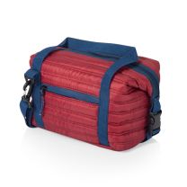 Picnic Time Midday Washable Quilted Lunch Bag Red