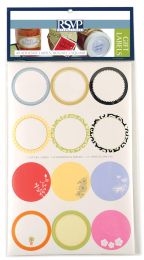 RSVP Adhesive Gift Labels Round and Square