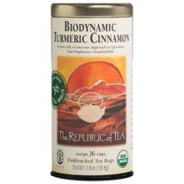 Republic of Tea Biodynamic Turmeric Cinnamon Tea Bags