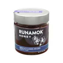 Runamok Hibiscus Infused Honey, 9oz
