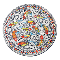 Sobremesa Rainbow Fish Round Platter