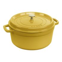 Staub Round Cocotte Dutch Oven 4 Quart Citron