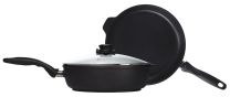 Swiss Diamond XD 3 Piece Set with 11 inch Fry Pan and 43 Qt Saute with Lid 