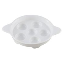 White Escargot Plate