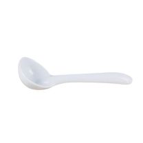 White Porcelain Gravy Ladle 1 oz