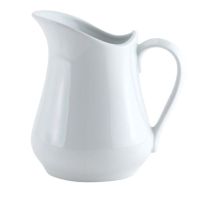 White Porcelain Pitcher Creamer 4 oz