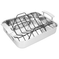 Zwilling Demeyere Industry 5-ply Roasting Pan with Rack