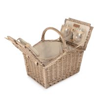Picnic Time Piccadilly Picnic Basket, Service for 2, natural