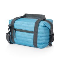 Picnic Time Midday Washable Quilted Lunch Bag, Sky Blue