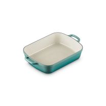 Le Creuset 5.25 Quart Roasting Pan, Riviera