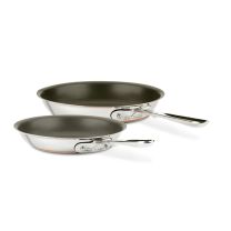 All-Clad Copper Core 2 Piece Non-Stick Frypan Set 8 and 10 inch Fry Pans