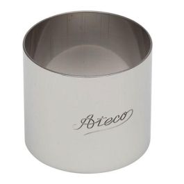 Ateco Anello In Acciaio Inox Per Dolci E Antipasti | Stampo Rotondo Professionale 8,9 X 5,3 Cm, Qualità Dal 1905