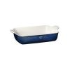 Emile Henry Individual Rectangular Baker, Twilight Blue