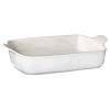 Emile Henry Large Rectangular Baker, Sugar White, 13x9