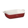 Emile Henry Medium Rectangular Baker, Rouge Red, 11x8