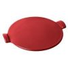 Emile Henry Pizza Stone, Burgundy Red, 14.5 